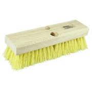 Weiler 10" Deck Scrub Brush, Polypropylene Fill 44434